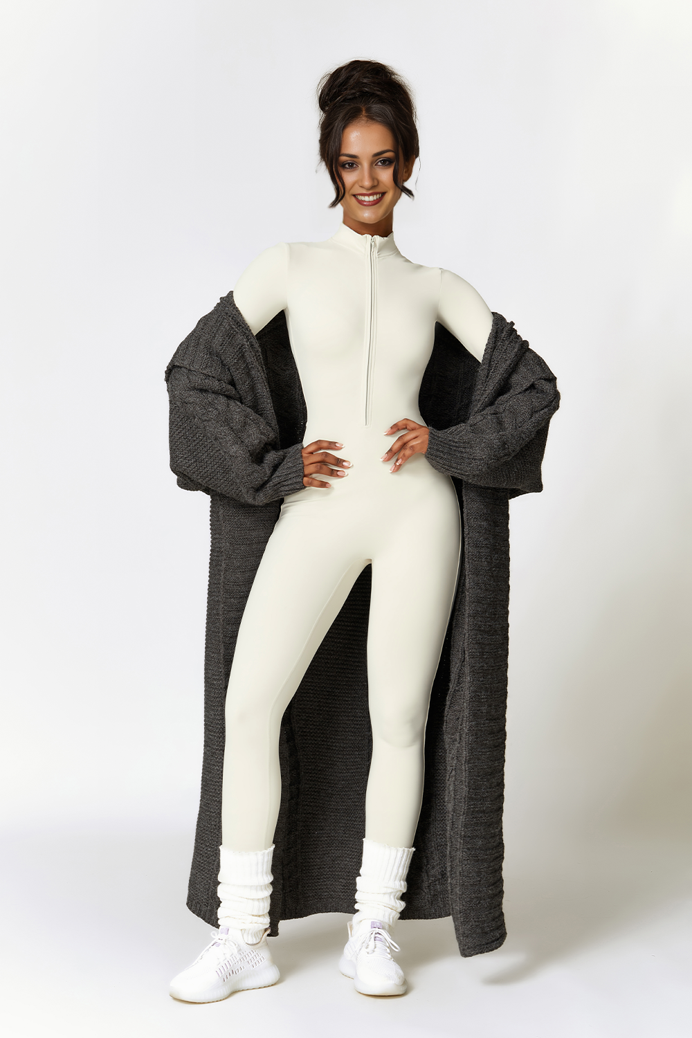 Zippered Fleece Warm Onesie